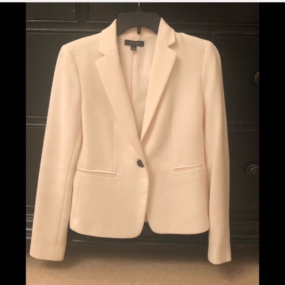 Ann Taylor Cream Blazer